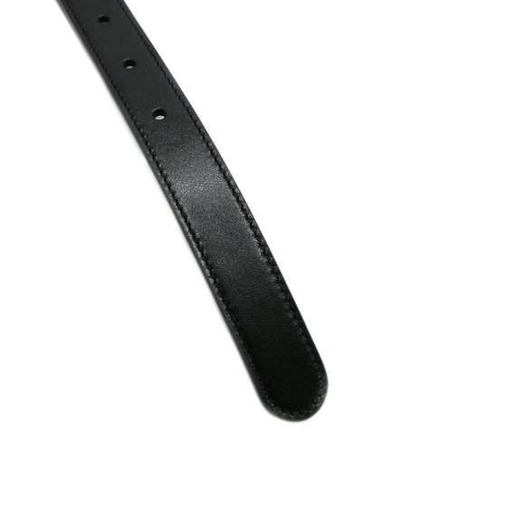 12562 - Gucci GG Marmont Thin Leather Belt With Shiny Buckle 409417 90 36 main image 4